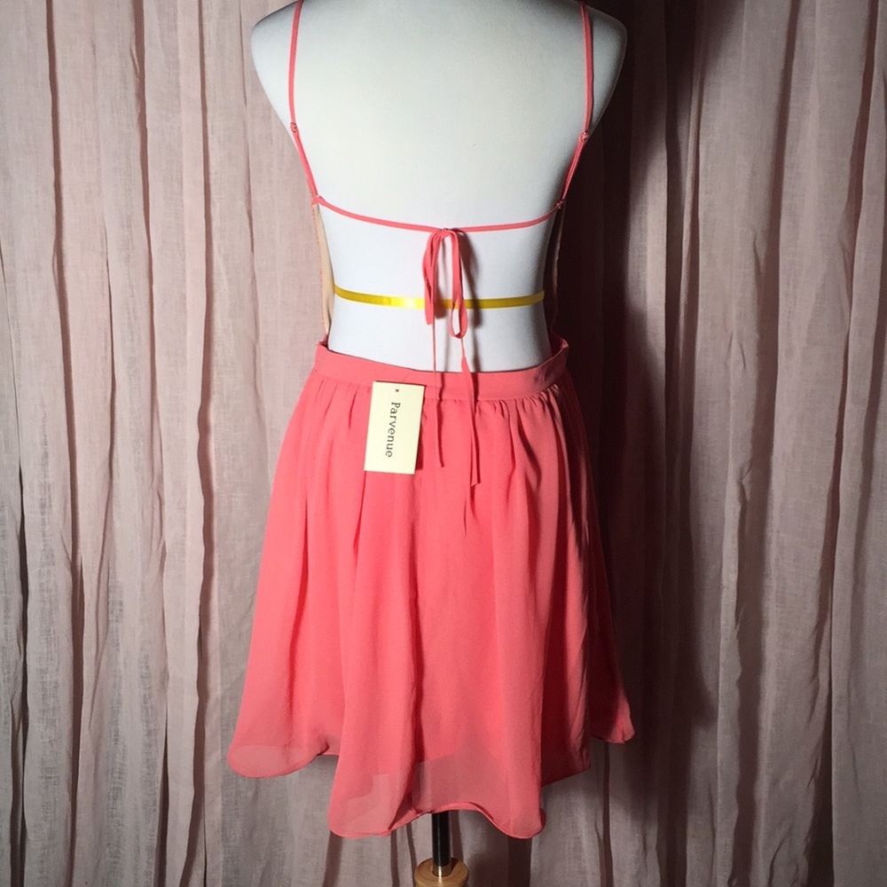Parvenue Size L Open Back Dress - Picture 2 of 4